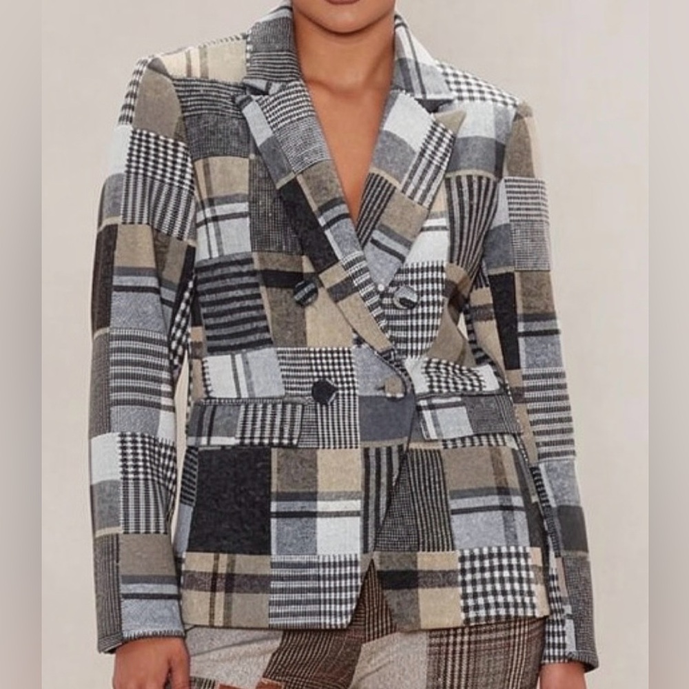 Drew nwt plaid blazer